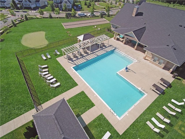 812 Theda Dori St, Cranberry Twp, PA 16066 - community pool featuring a patio area and a gazebo