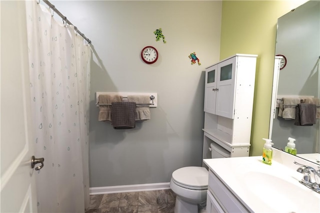 812 Theda Dori St, Cranberry Twp, PA 16066 - bathroom featuring vanity, marble finish floors, and curtained shower