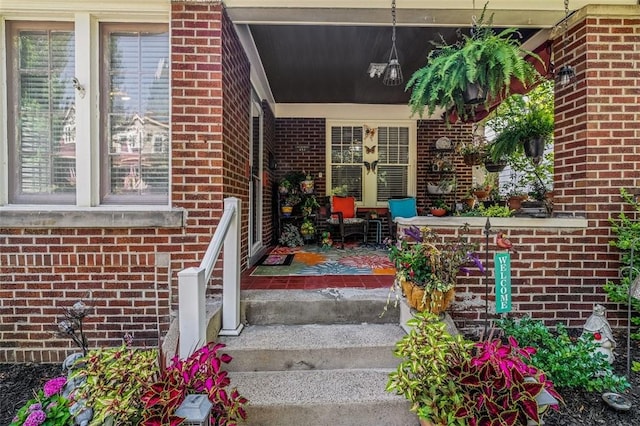 432 Kenmont Ave, Mt Lebanon, PA 15228 - entrance to property with covered porch and brick siding