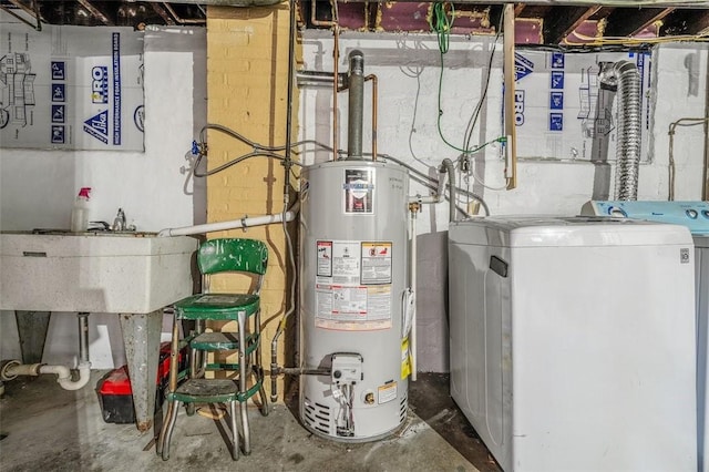 432 Kenmont Ave, Mt Lebanon, PA 15228 - utilities with washer / dryer and gas water heater