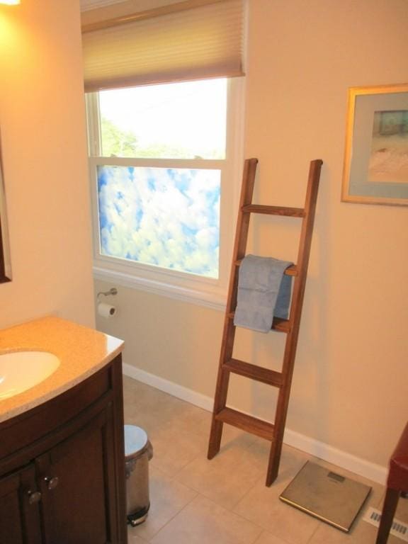 5025 Bocktown Rd, Hopewell Twp, PA 15001 - bathroom featuring vanity and tile patterned floors