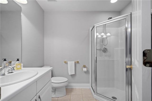 228 Highpointe Dr, Pittsburgh, PA 15220 - full bathroom featuring a shower stall, vanity, and tile patterned floors