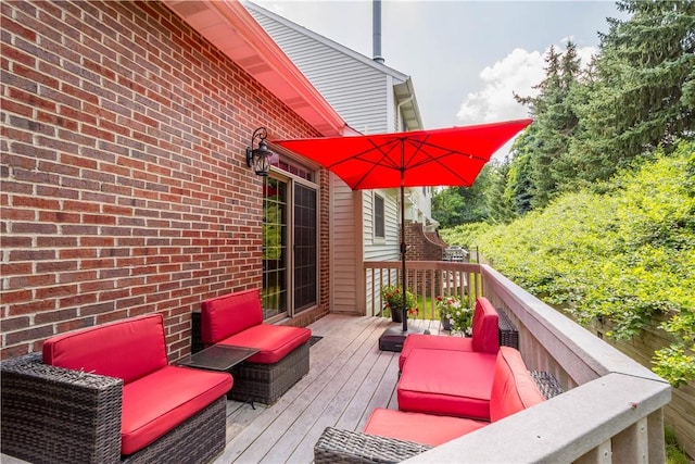 228 Highpointe Dr, Pittsburgh, PA 15220 - wooden terrace with an outdoor hangout area