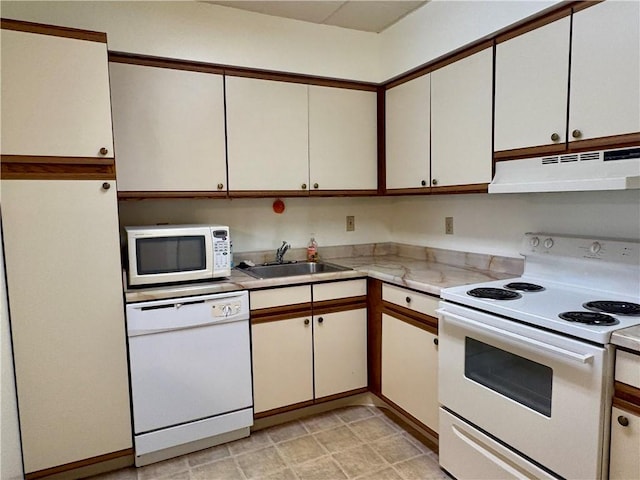 1987 Centurion Dr Unit 509, Forest Hills Boro, PA 15221 - kitchen with white appliances, under cabinet range hood, and light countertops