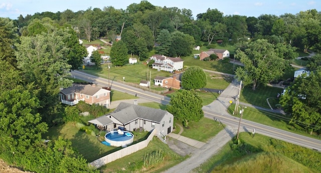 341 E Mcmurray, Peters Twp, PA 15317 - aerial view of property and surrounding area featuring a heavily wooded area