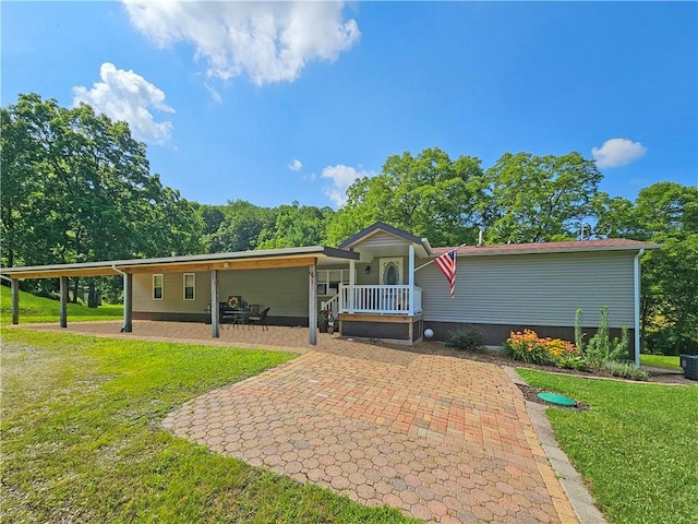170 Laidleys Run Rd, West Finley, PA 15376 - view of front facade featuring a front lawn