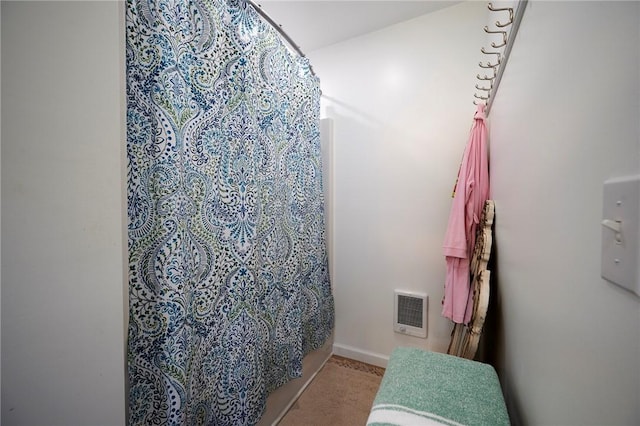 214 Youngs Ln, Sugarcreek, PA 16323 - full bathroom with curtained shower and heating unit