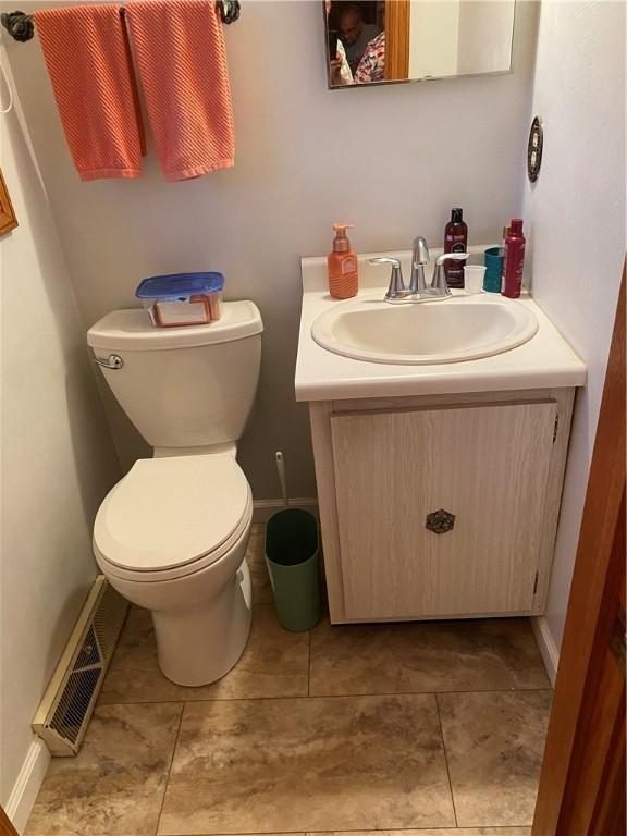 39 Hogue Rd, West Middlesex Boro, PA 16159 - bathroom featuring vanity and tile patterned floors