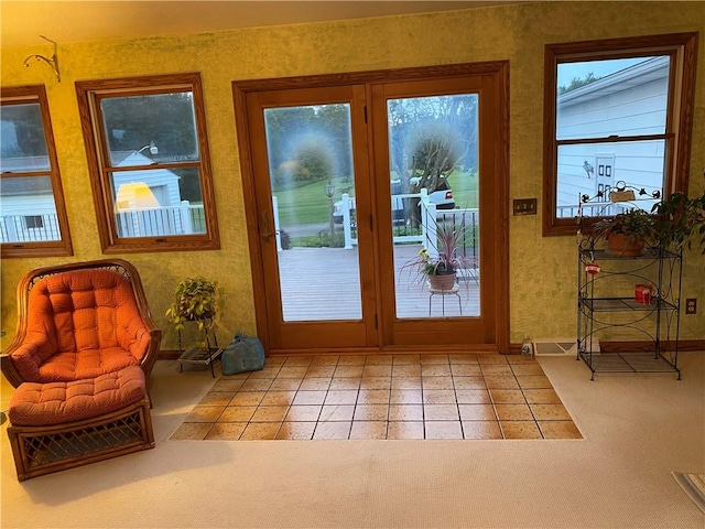 39 Hogue Rd, West Middlesex Boro, PA 16159 - doorway with light tile patterned floors
