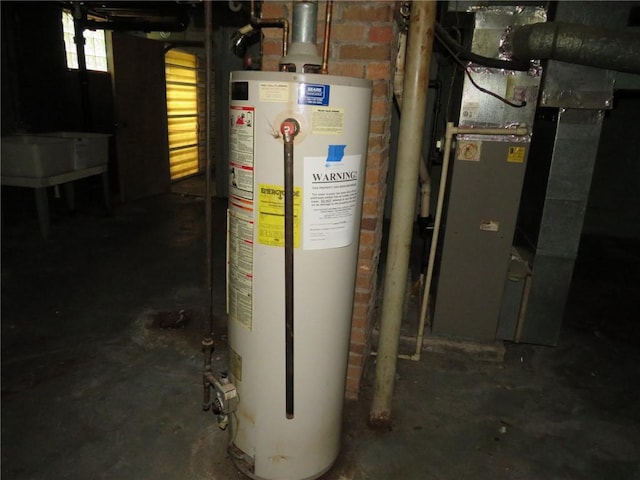 150 Marshall Dr, Penn Hills, PA 15235 - utilities featuring gas water heater and heating unit