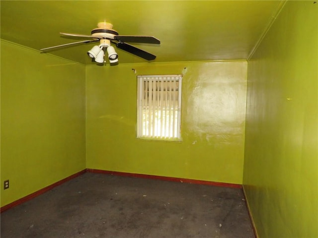 150 Marshall Dr, Penn Hills, PA 15235 - spare room with ornamental molding and a ceiling fan