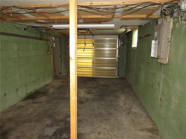 150 Marshall Dr, Penn Hills, PA 15235 - below grade area featuring electric panel and a garage