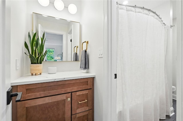 1206 Carla Dr, Blawnox, PA 15238 - full bath with vanity and curtained shower
