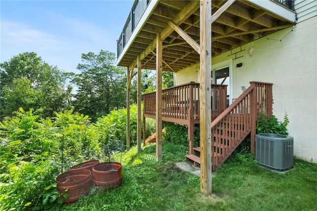 1206 Carla Dr, Blawnox, PA 15238 - wooden deck featuring stairs