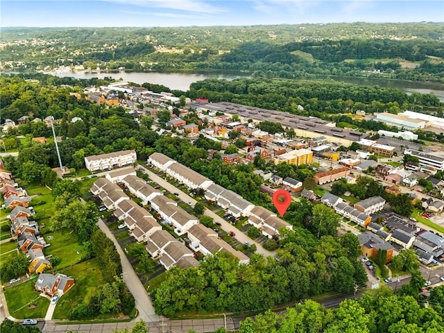 1206 Carla Dr, Blawnox, PA 15238 - aerial view of residential area with a nearby body of water