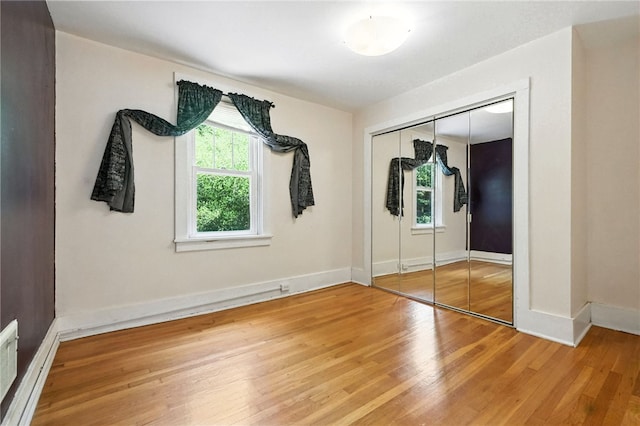 5248 Beelermont Pl, Squirrel Hill, PA 15217 - unfurnished bedroom featuring light wood-style flooring and a closet