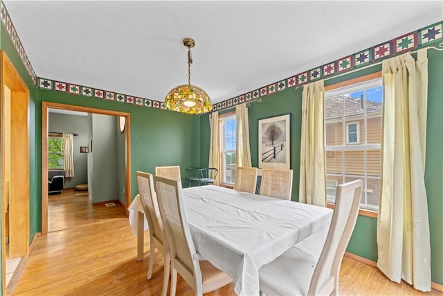 213 Pennsylvania Ave, Emsworth, PA 15202 - dining space featuring light wood-style flooring and healthy amount of natural light
