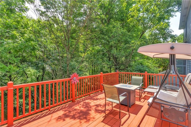 115 Barrett Dr, Brighton Twp, PA 15009 - view of wooden deck