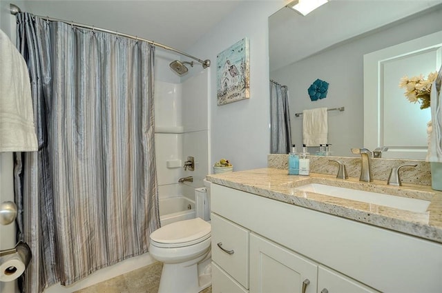 79 W Manilla Ave, Green Tree, PA 15220 - full bath featuring vanity, shower / bath combination with curtain, and tile patterned flooring