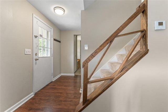 1308 Heather Heights Dr, Mccandless, PA 15101 - foyer entrance featuring wood finished floors and stairs