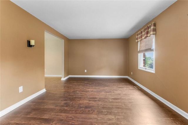 1308 Heather Heights Dr, Mccandless, PA 15101 - empty room with dark wood-type flooring