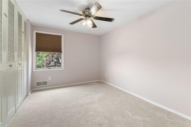 1308 Heather Heights Dr, Mccandless, PA 15101 - unfurnished bedroom featuring carpet, a closet, and a ceiling fan