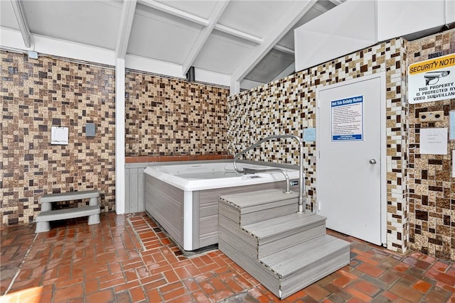 2120 Greentree Rd Unit 610E, Pittsburgh, PA 15220 - miscellaneous room featuring brick flooring