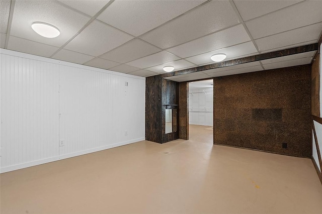 900 N Whitmore Rd, North Huntingdon, PA 15642 - finished below grade area featuring a drop ceiling