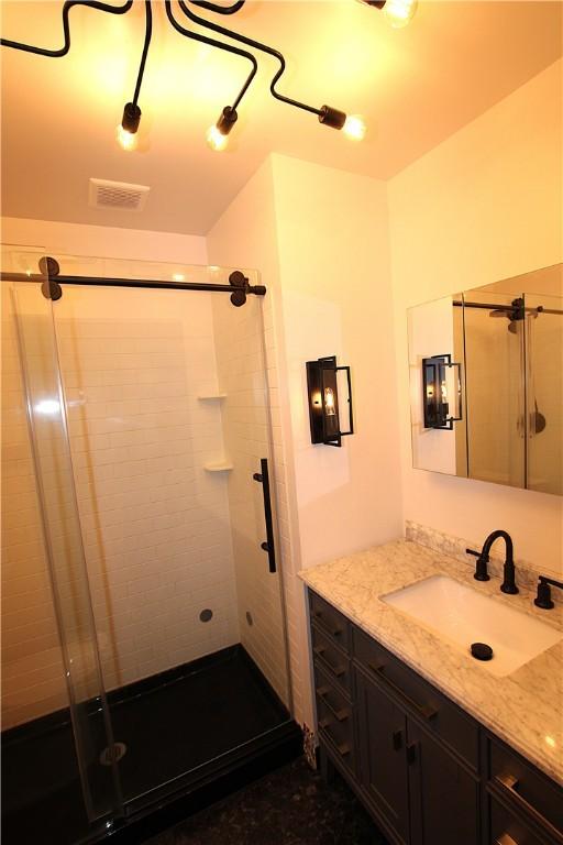 216 Duffy Dr, Moon/Crescent Twp, PA 15108 - full bath with a shower stall and vanity