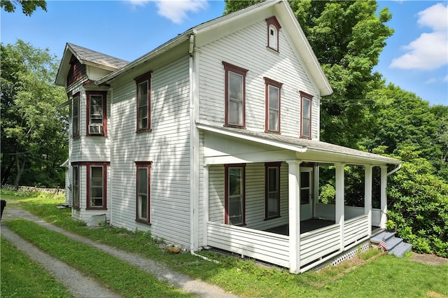 339 E Market St, Mercer Boro, PA 16137 - view of property exterior featuring covered porch