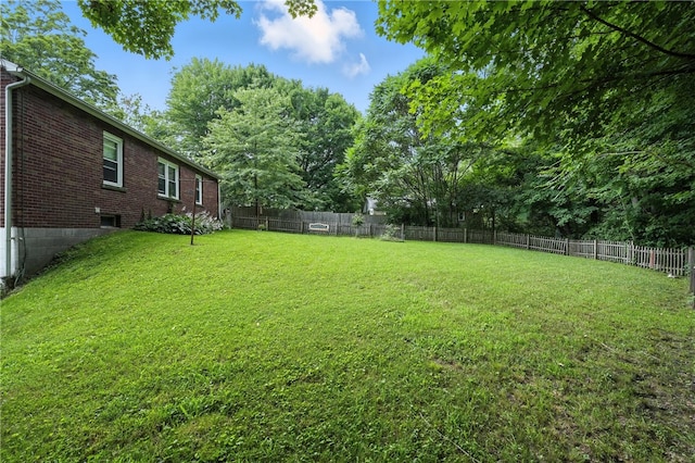 231 E N St, Mercer Boro, PA 16137 - fenced backyard featuring view of scattered trees