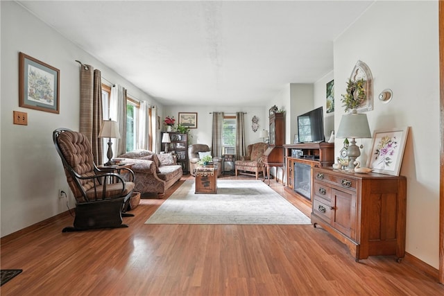 231 E N St, Mercer Boro, PA 16137 - living room featuring wood finished floors