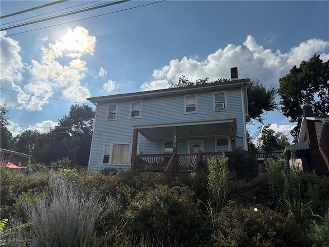 964 Ringgold St, Crafton Heights, PA 15220 - back of house with covered porch