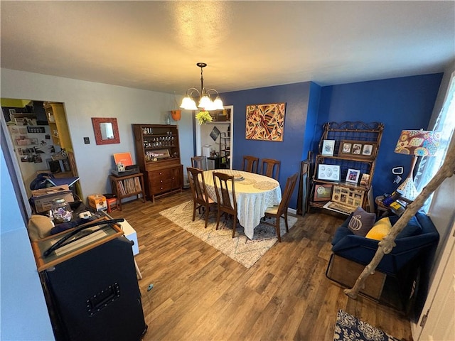 964 Ringgold St, Crafton Heights, PA 15220 - dining area with a chandelier and wood finished floors