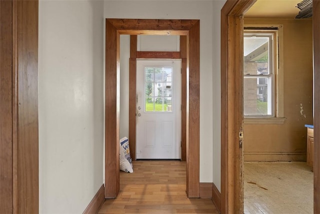849 Hiland Ave, Coraopolis, PA 15108 - hall with light wood-style floors and baseboards