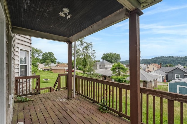 849 Hiland Ave, Coraopolis, PA 15108 - deck with a residential view and a yard