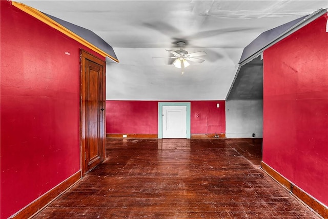 200 38th St, Beaver Falls, PA 15010 - empty room with ceiling fan and hardwood / wood-style flooring