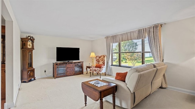 11 Sunnycrest Dr, Cecil, PA 15321 - living room featuring light colored carpet and baseboards