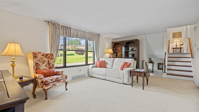 11 Sunnycrest Dr, Cecil, PA 15321 - living area featuring carpet and stairs
