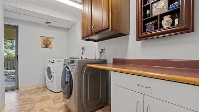 11 Sunnycrest Dr, Cecil, PA 15321 - washroom with washer and clothes dryer and cabinet space