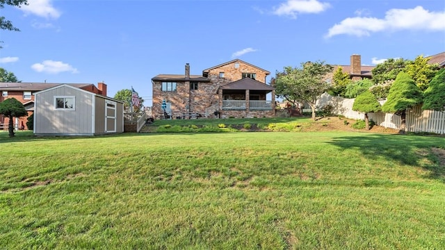 11 Sunnycrest Dr, Cecil, PA 15321 - view of yard featuring a storage unit