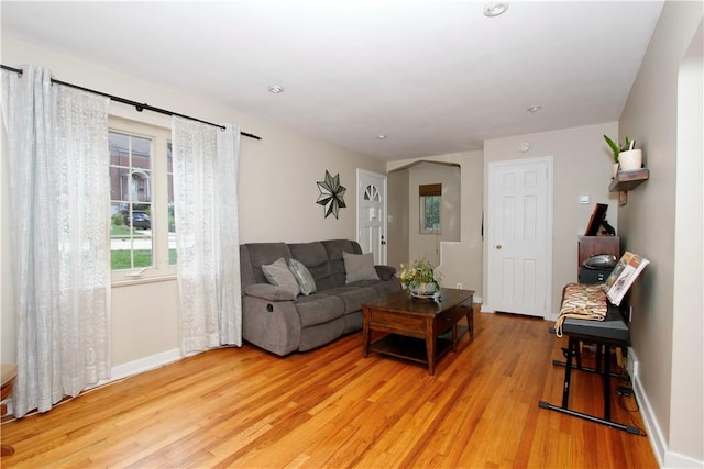 731 Kewanna Ave, Mt Lebanon, PA 15234 - living room with light wood-style floors and recessed lighting