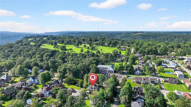 510 7th St, Patterson Heights, PA 15010 - aerial perspective of suburban area with a heavily wooded area