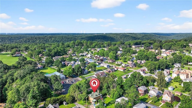 510 7th St, Patterson Heights, PA 15010 - aerial overview of property's location with a forest and nearby suburban area