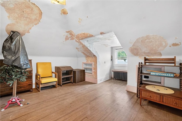 510 7th St, Patterson Heights, PA 15010 - additional living space with hardwood / wood-style flooring and radiator
