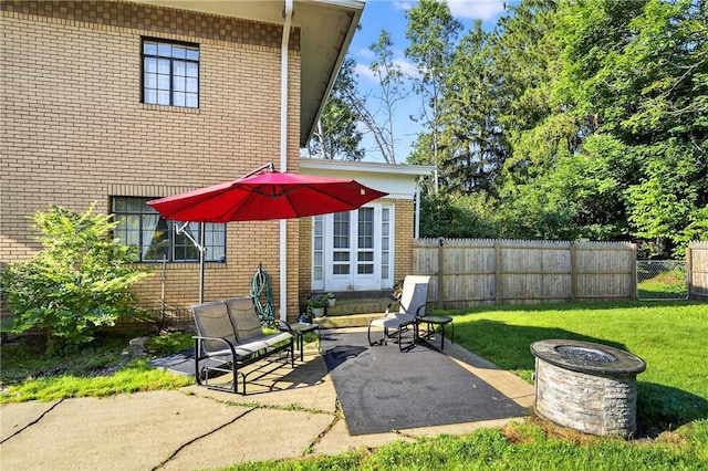 510 7th St, Patterson Heights, PA 15010 - back of house with brick siding and a patio area