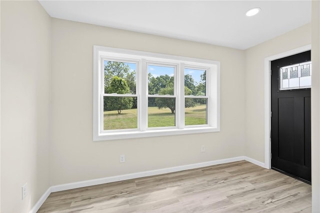 545 Vanderbilt Rd, Dunbar Twp, PA 15425 - entrance foyer featuring plenty of natural light, light wood-style floors, and recessed lighting