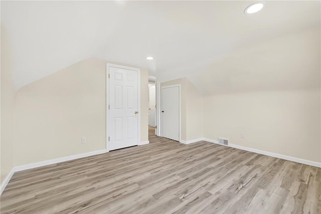 545 Vanderbilt Rd, Dunbar Twp, PA 15425 - bonus room with light wood finished floors, lofted ceiling, and recessed lighting