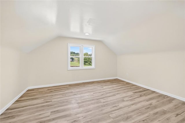 545 Vanderbilt Rd, Dunbar Twp, PA 15425 - additional living space featuring wood finished floors and lofted ceiling
