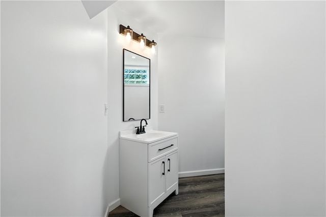 545 Vanderbilt Rd, Dunbar Twp, PA 15425 - bathroom with wood finished floors and vanity